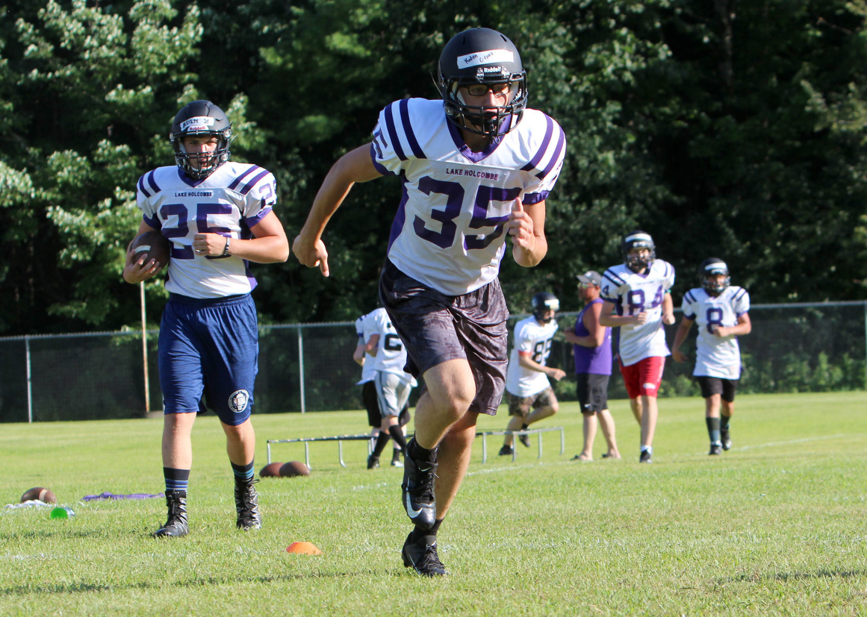 Lake Holcombe/Cornell football practice 8-8-19